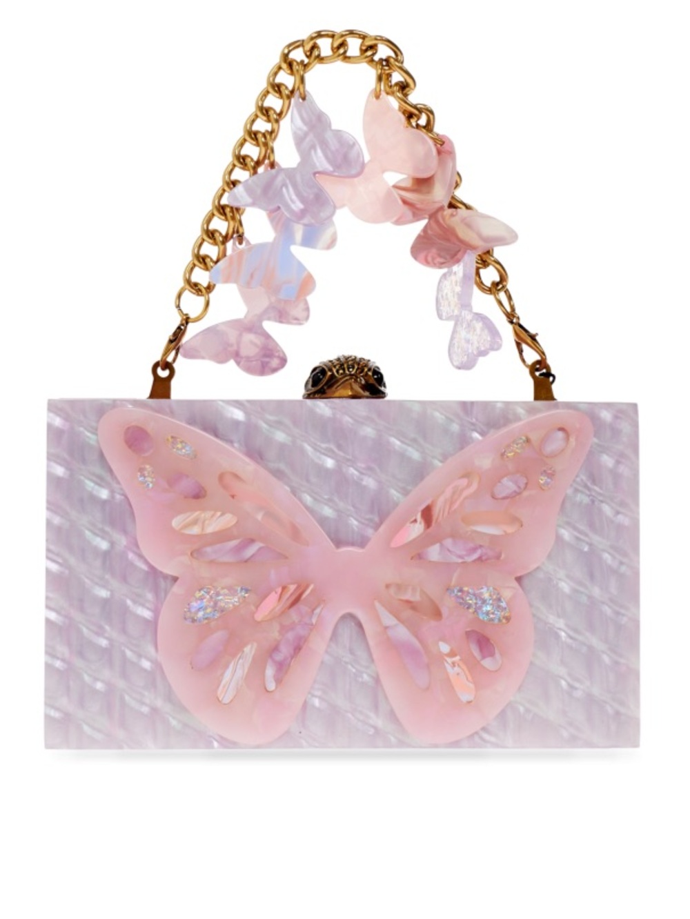 NWT Kurt Geiger Butterfly Box Clutch Crossbody Bag - Picture 4 of 17